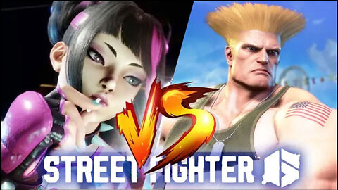 Street Fighter 6 Versus Guile vs Juri