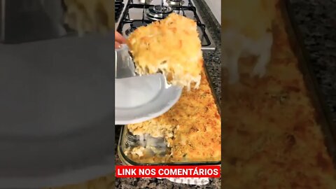 ARROZ DE FORNO CREMOSO COM CASQUINHA CROCANTE 😻 | Receitas #Shorts