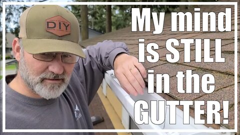 AMERIMAX Vinyl Gutter with Leaf Guards! | Homeowner DIY EASY! | 2021/16