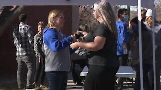 Dozens of families donate gift cards for three families displaced by Thornton fire