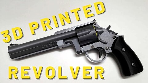 3D Printed Revolver - Single Action Prop Gun