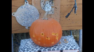 Air Gun Pumpkin Carving Fun!