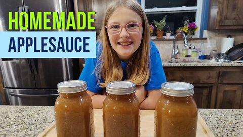 Easy Homemade Applesauce | Every Bit Counts Challenge Day 12