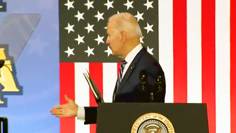 Joe Biden Shakes Hands With Nobody