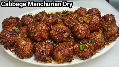 Cabbage Manchurian Recipe | Veg Manchurian