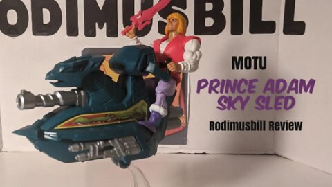 PRINCE ADAM SKY SLED Masters of the Universe Origins by Mattel *Rodimusbill Review*