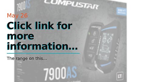 Click link for more information Compustar CS7900-AS All-in-One 2-Way Remote Start and Alarm Bun...