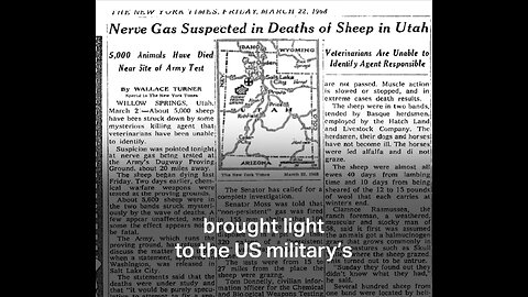 The Dugway Sheep incident Of March 1968 Now they Crash Trains Instead Of Flying Planes