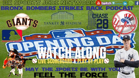 NY YANKEES BASEBALL WATCH-ALONG LIVE SCOREBOARD PLAY BY PLAY