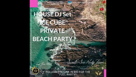 HOUSE DJ Set "ICE CUBE" PRIVATE BEACH PARTY - #youtubeshorts #houseparty