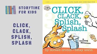 🐮🐐🦆 Click, Clack, Splish, Splash | Numbers | Doreen Cronin | Betsy Lewin @Storytime for Kids
