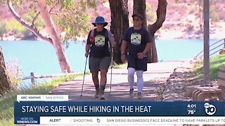 Hiker safety concerns during heatwave