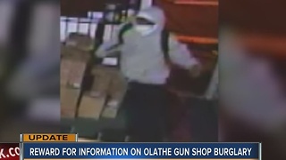 Reward offered in Olathe Gun Shop theft