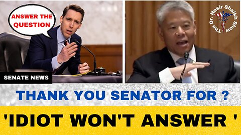 Josh Hawley Destroys DHS Nominee John Tien Answer "ILLEGALS SHOULD BE ALLOWED TO CROSS OUR BORDERS"