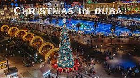 Dubai Christmas 2023 | THE WALK at Jumeirah Beach Residence 4K | Dubai Tourist Attraction