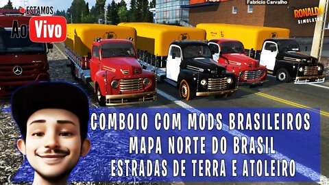 MAPA BRASILEIRO COM ESTRADAS DE TERRA E ATOLEIRO NORTE DO BRASIL EURO TRUCK SIMULATOR 2 1.42 BETA