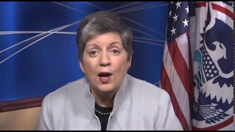 Jesuit puppet DHS secretary Janet Napolitano's Walmart (MARTial Law) announcement ,( Dec. 6th 2010)