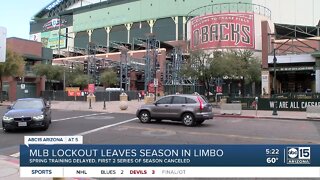 MLB reacts angrily to locked-out players, season still off