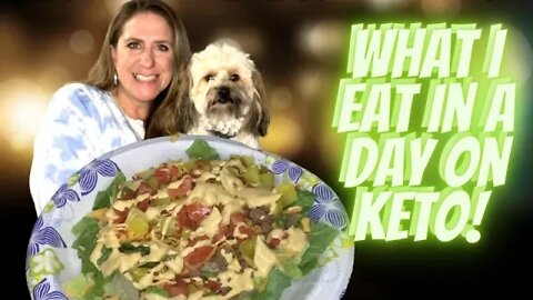 WHAT I EAT IN A DAY ON KETO | KETO BIG MAC SALAD | KETO TACO CHICKEN SALAD | MISSION KETO