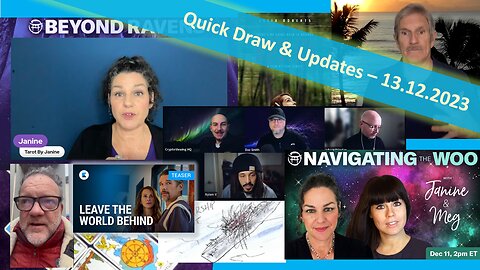 🔎 QUICK DRAW & Truther Updates vom 13.12.2023 - Final Countdown 💥📽🔮