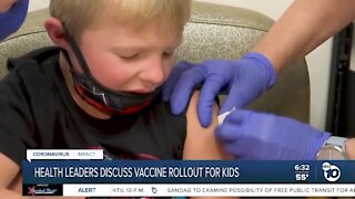 Health leaders discuss vaccine rollout for kids