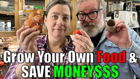 Grow Your OWN Food and Save MONEY $$$ | Big Family Homestead LIVE 04/01/22