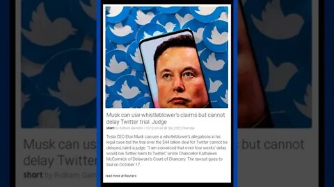 News Bulletin: Musk vs. Twitter: The Billionaire's Battle #shorts #news