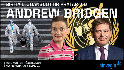 Andrew Bridgen, MP prátar við Biritu L. Jóansdóttir