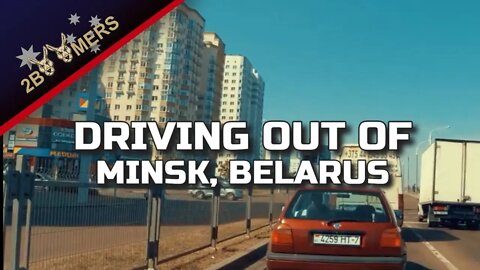DRIVING OUT OF MINSK BELARUS - #djiosmoaction