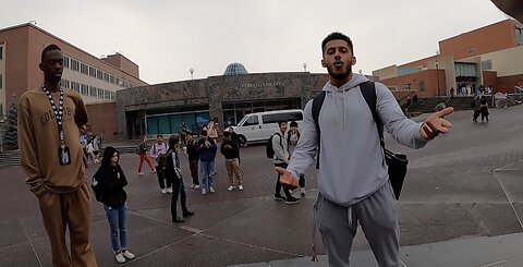 Washington State University: Another Rainy Day, Muslims Almost Assault Me, Sinner Spits on My Banner, Several Fruitful One-on-One Conversations, One Humble Christian Student Prays For Me