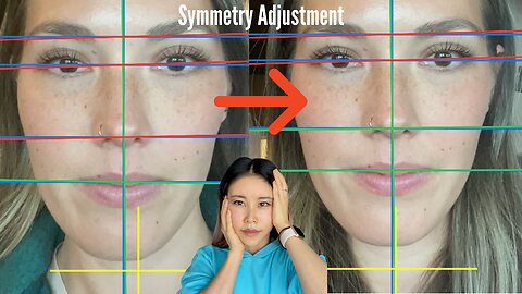 Fix asymmetry by adjusting jaw