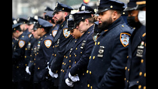 Thousands Gather to Mourn NYPD Officer