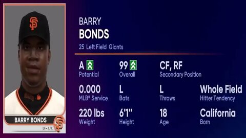 How To Create Barry Bonds MLB 22