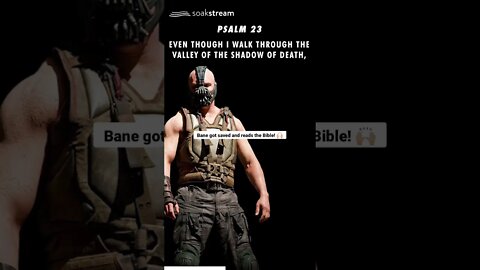 Bane got saved and reads the Bible! 🙌🏼💥🤯