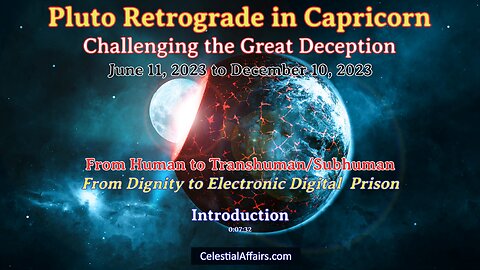 PLUTO RETROGRADE IN CAPRICORN: Introduction