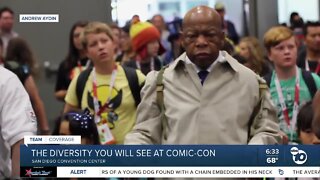John Lewis being honored at Comic-Con