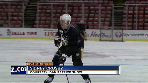 Sidney Crosby dreams of being a goalie, and would love to face Pavel Datsyuk