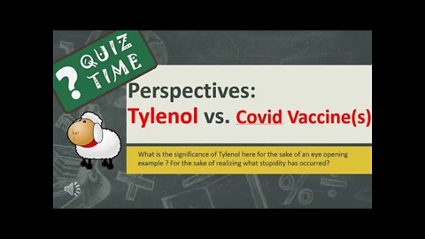 Fun Facts Tylenol vs. Covid Vaccines ? Quiz Time !