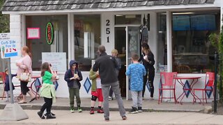 Health care workers sprinkled with love at Village Ice Cream & Cafe in Dimondale