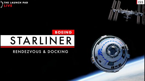DOCKING NOW! Starliner Docks to ISS