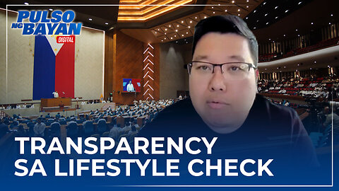 Llifestyle check, isang paraan upang makita kung may korupsiyon sa gobyerno —Dr. Michael Batu