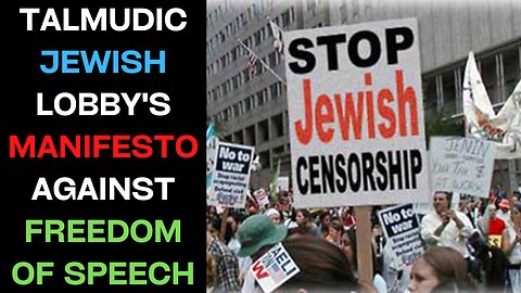 Talmudic Jewish Lobby Pushes Manifesto Against Free Speech In UK