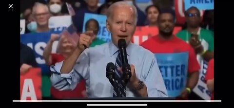 Biden speaks of Stolen Elections