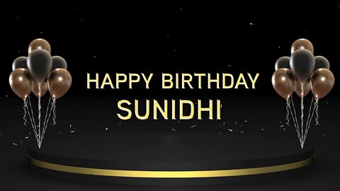 Wish you a very Happy Birthday Sunidhi
