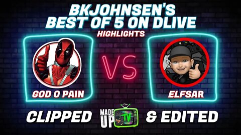 Best of 5 on Dlive! Highlights - ELFSAR v. God_o_Pain