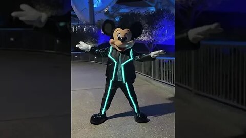 Mickey goes high-tech with his new TRON-inspired outfit, bringing a futuristic flair to Disney!