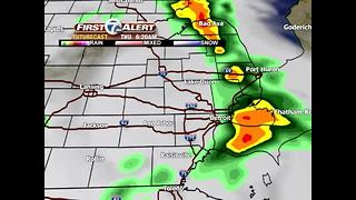 Another round of showers & thunderstorms
