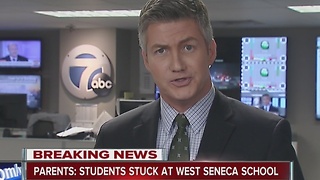 Students reportedly stuck at West Seneca School because of snow