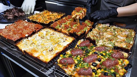 1 billion in monthly sales?! Detroit pizza with amazing toppings. / Korean street food