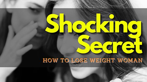How To Lose Weight Woman - Shocking Secret - How Aging Celebrities Stay Thin